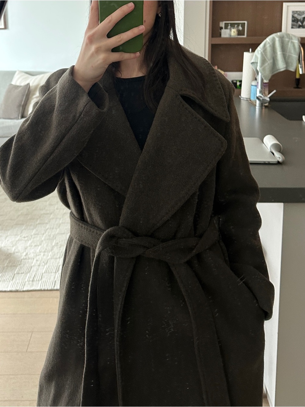 Zara Dark Coat